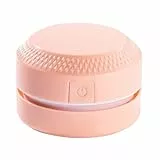 NINMORTH für Mini-Tisch für Staubsauger, wiederaufladbar, kabellos, Tastaturreiniger mit für 360° Airflow 500mAh Akku, geräuscharmer Schreibtisch für Staubsauger, Heimbüro