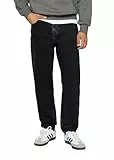 Burocs Tapered Fit Jeans 90's Blue Carrot Herren 5 Pocket Style Mit YKK Reißverschluss 100% Baumwolle, Farbe:Black Washed, Hosengröße:W38 L32