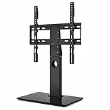 Hama TV Ständer (Standfuß für Fernseher 32“-55“, bis 30 kg, Fernsehständer höhenverstellbar, schwenkbar, VESA kompatibel, Stabiler TV Fernsehfuß) schwarz