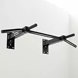 Bad Company Klimmzugstange Wandmontage bis 350 kg belastbar - Klimmzug Stange Wand inkl. Anleitung und Befestigungsmaterial - Für Fitness Zuhause oder Gym - BCA-45