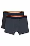 Sanetta Jungen-Hipshorts (Doppelpack) dunkelblau & dunkelgrau | Hochwertige und nachhaltige Unterhose für Jungen aus Baumwoll-Mix. Inhalt: 2er Set Unterwäsche für Jungen