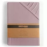 DecoKing Spannbettlaken 200x220 220x240 cm 100% gekämmte Baumwolle Erikafarben Spannbetttücher Jersey Boxspringbett Amber 200 x 220 220 x 240