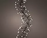 Lumineo Lichterkette Cluster warm weiß - 448 LED's - 4,2 Meter - schwarzes Kabel - Indoor & Outdoor - dimmbar - Timer - IP44