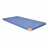 Grevinga® FUN-Turnmatte (VB 120) | 200 x 100 x 8 cm | BLAU | mit Lederecken