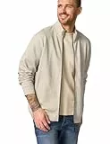 Street One MEN Herren Jacke mit Stehkragen im Melange-Look