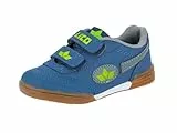 Lico Unisex Kinder Bernie V Hallenschuhe, Marine Grau Lemon, 34 EU