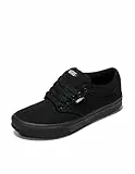Vans Herren Atwood Sneaker Atwood Trainers, (Canvas) Black/Black, 43 EU