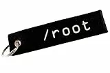 Luxflair Filz Schlüsselanhänger root für Geeks, Nerds und Computer-Freaks (Gadget und Geschenk) original
