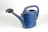 Prosperplast Gießkanne 10 Liter Blau mit Gießer Halterung Gartengießkanne