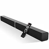 HoYLluDLL 2.0-Kanal Soundbar für TV Geräte, 32 Zoll Teilbare 2-in-1-Soundbar Bluetooth Sound Bar mit 3 EQ-Modi und 3D Surround Sound, TV Lautsprecher Soundbars mit ARC/Optical/Aux, KY2020D