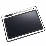 Fdit LCD -Tablet -Zeichnungskissen mit High Tech Laminierungstechnologie für Geschäftsleiter und Zeichnung, Mehrere Orte (Rot (mit Lederetui))