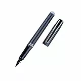 McNeill - Ghost Pen – radierbarer Füllhalter für Schule & Alltag | Für Rechts- & Linkshänder | Thermisch radierbare Tinte, ergonomisch, nachfüllbar (schwarz)