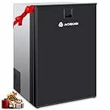 AAOBOSI 110L Kompressor Kühlbox, Zwei Temperaturzonen, Wohnmobil Kühlschrank mit LED-Leuchten, 12/24V DC, Großem Fassungsvermögen Kühlbox Auto, bis -15℃ für Auto, Wohnmobile, Boote, Camping und Reisen