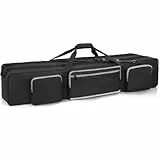 IBVIVIC Stativtasche, robuste Stativ-Tragetasche mit gepolsterter Trennwand, Lichtständer, Doppelreißverschluss, Stativtasche für Stative, Einbeinstative, Lautsprecherständer, Ausrüstung,