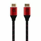 OEHLBACH GAMING New Game Red – 2 Meter - HDMI 2.1b Kabel – Ultra High Speed zertifiziert, 8K@60Hz, eARC, ALLM, VRR, DSC – kompatibel mit PS5, Xbox Series X/S, Nintendo Switch, PC – Schwarz – 1 Stück