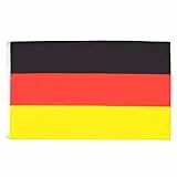 AZ FLAG - Flagge Deutschland - 150x90 cm - Deutsche Fahne 100% Polyester mit Messing-Ösen - 110g