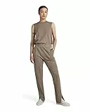 G-STAR RAW Damen Pintucked Jumpsuit, Braun (turf D24525-D275-273), S