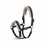 Eskadron Halfter Double Pin Faux Fur Black Platinum 2025, Größe:W