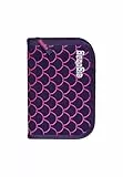 ergobag Federmäppchen Set 22-teilig, Lyra Buntstifte, Stundenplan-Fach, Kleingeld Fach, Lineal PerlentauchBär - Lila