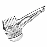 Cabilock Edelstahl Gemüseschneider Werkzeug Obstschneider Für Küche Professioneller Lebensmittelschneider Zum Schnellen Schneiden Von Tomaten Und Obst