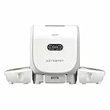 AstroPet Jupiter Pro 101L Selbstreinigendes Katzenklo XXL mit Rampen-Set - Automatische Katzentoilette mit App und 2X Streumatten