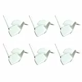 BESTonZON 6 Stück japanischen Stil Keramik Essstäbchen ruht handgefertigt tausend Papier Kran Stäbchen Halter Gabel Messer Halter Rack - 5,5x5x3cm (weiß)