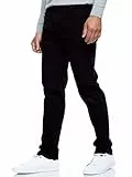 Indicode Herren INSantino Jeanshose aus 99% Baumwolle | Denim Stretch Jeans Männer Black, 34/32