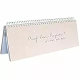 Odernichtoderdoch® Tischkalender 'Auf dem Papier - aus dem Kopf' - undatiert - Querkalender für 52 Wochen - 30 x 10,5 cm mint