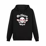 TANYOUPIN Outlaws Mc Ohio Hoodies Long Sleeve Pullover Loose Hoody Sweatershirt Black XXL