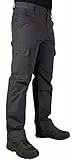 LA Police Gear Taktische Hose für Herren, wasserabweisend, Ripstop-Cargohose, leicht, Urban Ops, EDC Wandern, Arbeitshose, anthrazit, 36W / 36L