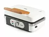 DOMO DO9277C Snackmacher 3-in-1 - Sandwichmaker - Waffeleisen - Kontaktgrill - 1100W - Weiß