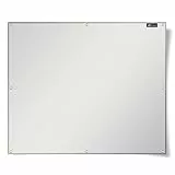 FLASLD Aluminium-Hitzeschutzmatte für Grill, Herd, Ofen und Kühlschrank, feuerfeste Abdeckung und Bildschirmschutz für Deckgeländer vor Grill (101,6 x 121,9 cm)
