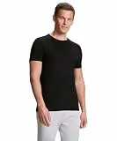 FALKE Herren 68050 T-Shirt 2er Pack, Schwarz, XL