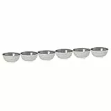 BUTLERS 6er Set Dipschalen mit Goldrand 240 ml Porzellan gemustertes Geschirr Schwarz -ORNAMENTS- Mikrowelle, spülmaschinenfest | kleine Schale Schüssel ideal für Snacks, Desserts
