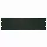 LogiLink PN104B - 19' Geschlossenes Blindpanel 4 HE (Höheneinheit) aus 1.2mm Stahlblech zur Abdeckung von Leerfeldern im 19' Schrank, Schwarz