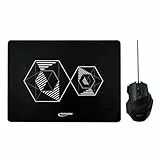 Typhoon TI019 - Gaming Combo Set aus Maus (800/1200/1600/2400 DPI) und Gaming Mauspad