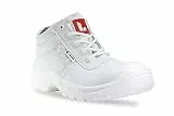 Lendeo Loop S2 hoch weiß Sicherheitsschuhe Arbeitsschuhe Kochschuhe, Größe:41 EU