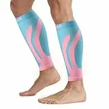 CAMBIVO Wadenbandage 2 Paar, Kompressionsstrümpfe Damen Herren, Stützstrümpfe, Thrombosestrümpfe Damen Herren, Kompressionssocken, Waden Kompression für Sport, Laufen, Schwellung, Erholung