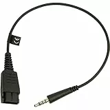 Jabra QD Straight to 3.5 mm Jack Cord for Speak 410/510 Speakerphone