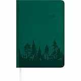 Alpha Edition - Buchkalender Nature Line Forest 2026 – Taschenkalender 15×21 cm 1 Tag/Seite mit Hardcover & umweltfreundlicher Ausstattung, nachhaltiger Terminplaner für Beruf, Schule & Alltag