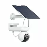 Reolink Altas PT Ultra, Erste 4K Solar Überwachungskamera Aussen Akku mit Daueraufzeichnung, Auto-Tracking, 10s Voraufzeichnung, ColorX-Nachtsicht, 8MP PT WLAN Kamera Outdoor, Wi-Fi 6, mit Solarpanel