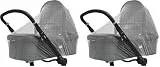 Jollein 00100020 Moskitnetz für Kinderwagen (Packung mit 2)