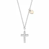 s.Oliver Kette mit Anhänger Halsschmuck, Kreuz, Kommt in Schmuck Geschenk Box