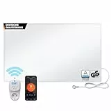 BR Bringer Infrarotheizung 800 Watt - mit Smart Thermostat und App - Infrarot Elektroheizung Energiesparend - TÜV & GS - Deutsche Qualitätsmarke (weiß)