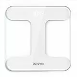 RENPHO Personenwaage Digital, Waage Personen mit heller LED-Anzeige, sehr genau bis 0,1 lb, Batterien enthalten, 400 lbs/180kg Kapazität, Core TS