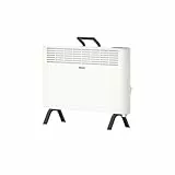 STIEBEL ELTRON neue Elektroheizung energiesparend, kompaktes, platzsparendes Standgerät CNS 2000 Plus LCD move, 2 kW für ca. 25 m², TÜV geprüft, LC-Display, Wochentimer, Weiß, 207060