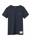 NAME IT Jungen Nkmvincent Ss Top F Noos T-Shirt, Dark Sapphire, 122-128