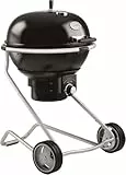 RÖSLE Holzkohle-Kugelgrill No.1 AIR F60, Hochwertiger Kohlegrill mit Air Control System, Deckelscharnier, Deckelthermometer, klappbarer Edelstahl-Grillrost, extra große Grillfläche und Grillraum