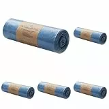 TSP Schwerlast Müllsäcke 120L - aus mind. 90% Post-Consumer-Abfällen (PE) - Blauer Engel zertifiziert - 25er Rolle - extrem reißfest (70 μm) - 700x1100 mm - ideal für Renovierung und Gewerbe-Abfälle