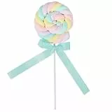 TOYANDONA Künstlicher Lutscher Fotorequisite Realistische Marshmallow Simulation Kreatives Candy Ornament für Partydekoration und Kinderfotos Dekoratives Szene accessoire für Festlichkeiten